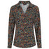 Emerco Long Sleeve Smudge Spot Print Collar Blouse – 021000EW